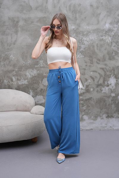 Elaxi Aerobin Fabric Casual Trousers