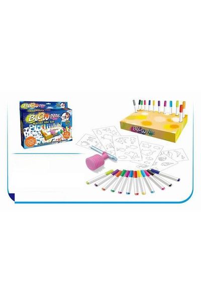 Point Plus Blue Crayons for Kids - Sea World Set with 12 Colors + Molds + Pump - For Kids 5+