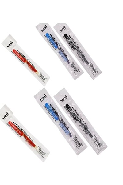 UNİ-BALL UNİBALL SİGNO 207 MİCRO 0.5 JEL KALEM YEDEĞİ MAVİ-KIRMIZI-SİYAH ( 2'...