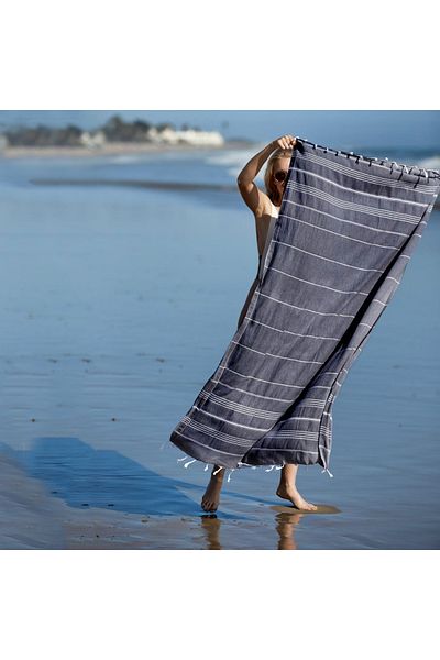 CHIMARIVA Sultan Patterned Peshtemal – Oversize Turkish Beach Towel – Bath Towel