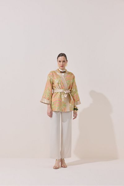 NUR KALAY COLLECTION كيمونو جاكار مزين