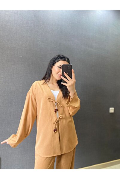EMİRA LİFE Front Tie Tunic Suit Emr009