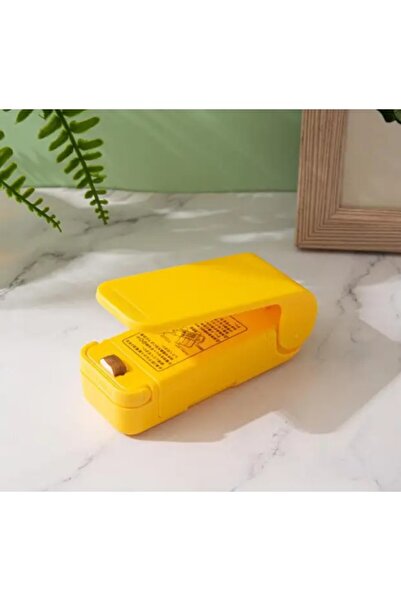 Flippy Mini Battery Bag Sealer, Flippy, Heat Seal, Magnetic Back, 9.7x3cm, Yellow