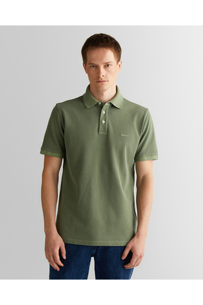 Gant Erkek Yeşil Regular Fit Polo