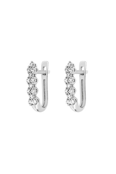 MOHI Fine Jewellery Cercei din aur alb de 14k