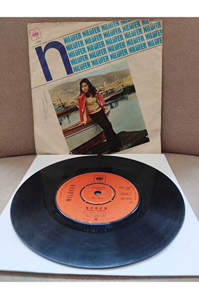 Plakperest Nilüfer - Dünya Dönüyor / Neden - 1973 Türkiye Basım 45lik Plak-2.el