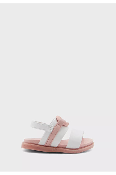 Molekinha Infant Girls Sandals With Back Strap White | Made In Brazil