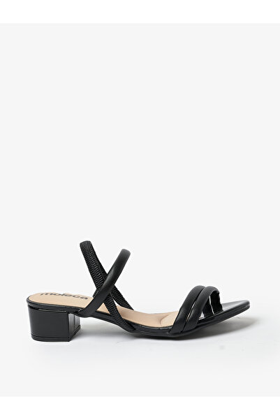 Moleca Ladies Sandals With Back Strap Black | Made In Brazil