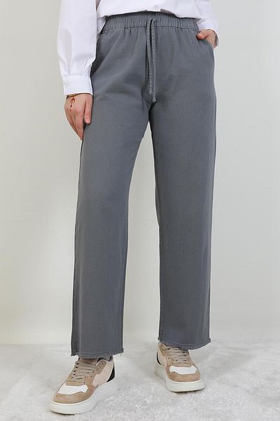 giz astore Tassel Cuff Trousers Gray