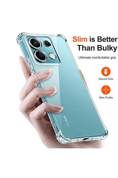 SKYDDAR INNOVATION Husă pentru Xiaomi 15 Pro, rezistentă la șocuri, transparentă, din silicon subțire, transparentă, set de autocolante