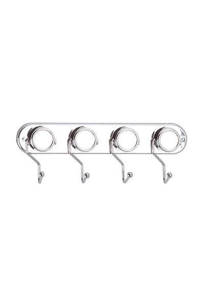 Homelux Metal door hanger 4 silver hooks