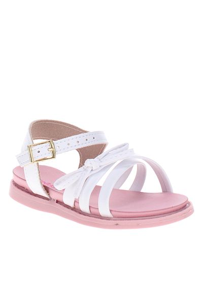 Molekinha Infant Girls Sandals White | Made In Brazil
