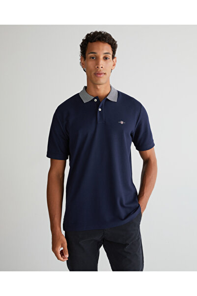 Gant Erkek Lacivert Regular Fit Polo
