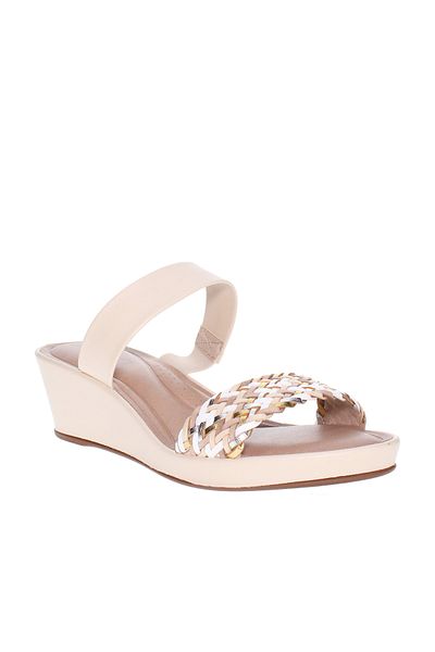 Beira Rio Ladies Wedge Sandals White | Made In Brazil