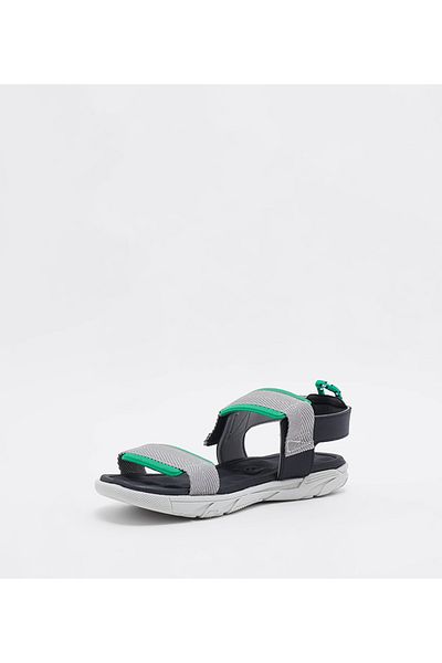 MOLEKINHO Junior Boys Sandals/Chappals Grey | Made In Brazil