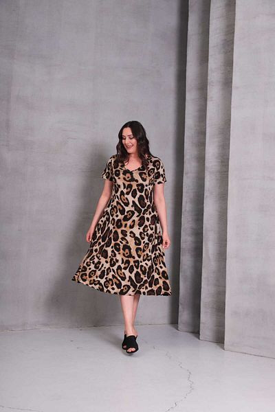 Markasız ucuz Viscose Summer Dress with Pockets