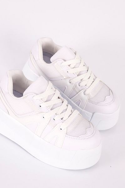 Mamito Ayakkabı SP 191 Pantofi sport cu șireturi cu talpă înaltă