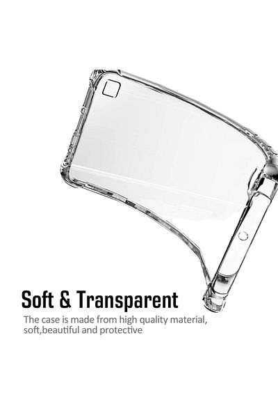 SKYDDAR INNOVATION Carcasă pentru Samsung Galaxy A70 / Galaxy A70s, rezistentă la șocuri din silicon subțire, transparentă, set de autocolante