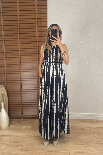 Mucios İnes Spanish Belted Jumpsuit
