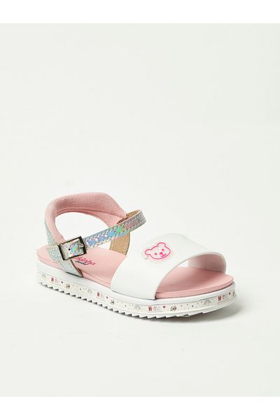 Molekinha Infant Girls Sandals With Back Strap White | Made In Brazil