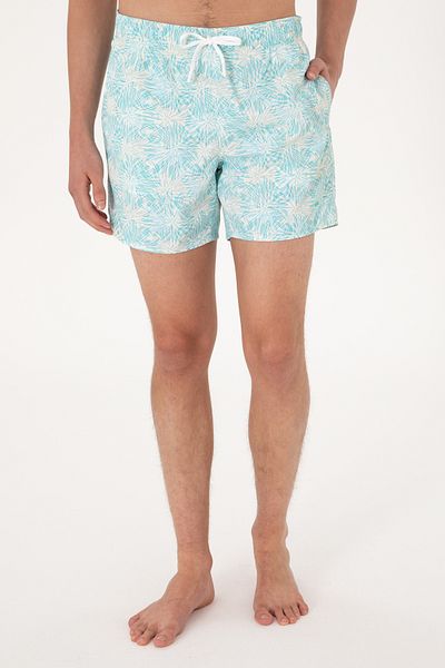 U.S. Polo Assn. Ανδρικό σορτς μαγιάς μέντας 50299758-VR090