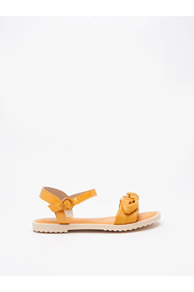 Molekinha Girls Sandals With Back Strap Yellow | Made In Brazil