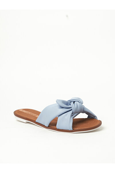 Moleca Ladies Flat Sandals Jeans | Made In Brazil