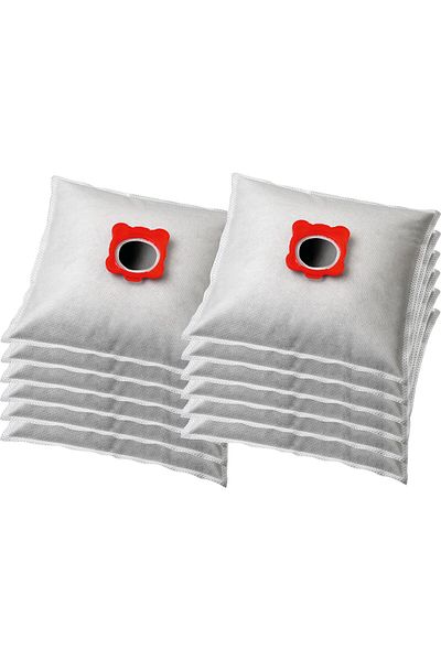 KOMA Wb01pl - Set of 12 Bags for Rowenta Wonderbag Compact Vacuum Cleaner with Plastic, Textile Face