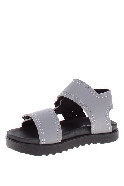MOLEKINHO Infant Boys Sandals With Back Strap Grey | Made In Brazil