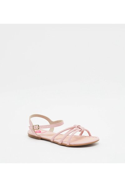 Molekinha Junior Girls Sandals With Back Strap Pink | Made In Brazil