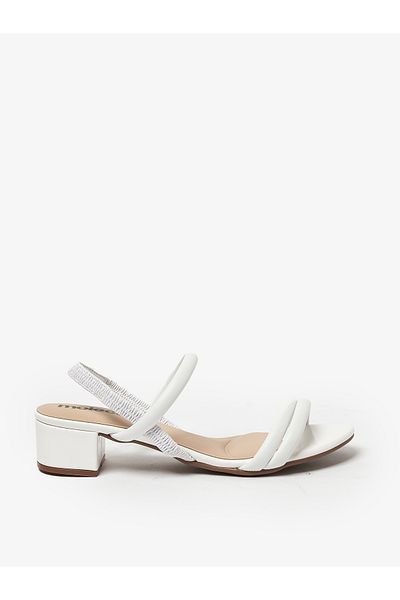 Moleca Ladies Sandals With Back Strap White | Made In Brazil
