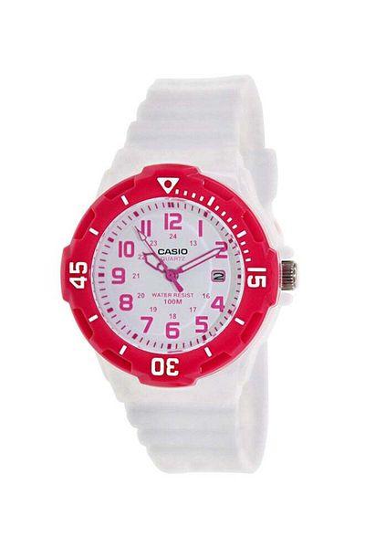 Casio Women's Water Resistant Resin Analog Watch LRW-200H-4B - 39 mm - White