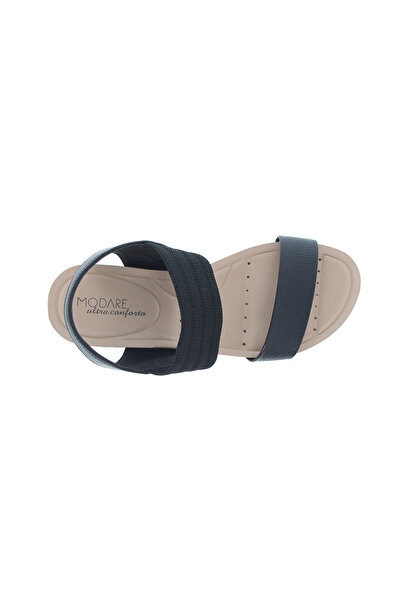 Modare Ladies Wedge Sandals Black | Made In Brazil