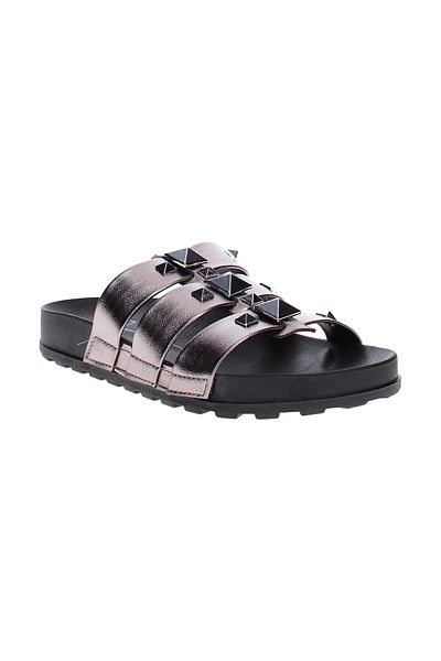 Moleca Ladies Flat Sandals Grey | Made In Brazil
