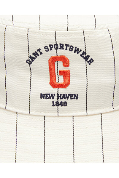 Gant Unisex Krem Logolu Şapka