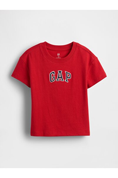 GAP Erkek Bebek Kırmızı Gap Logo T-Shirt