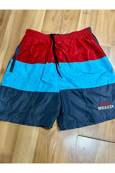 TCR Men's Mesh Swim Shorts with Pockets - Comfortable Fit -