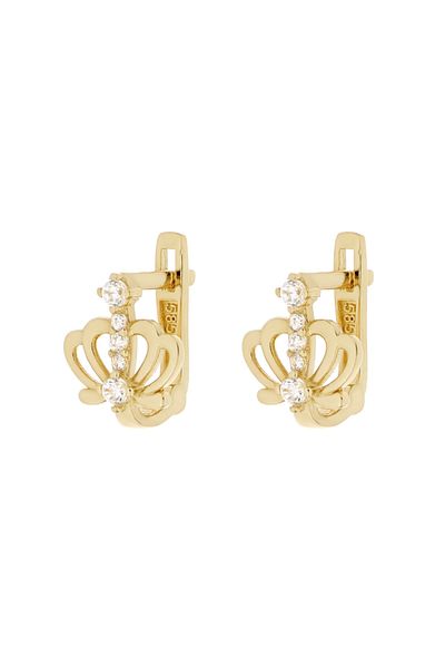 MOHI Fine Jewellery 14k yellow gold earrings