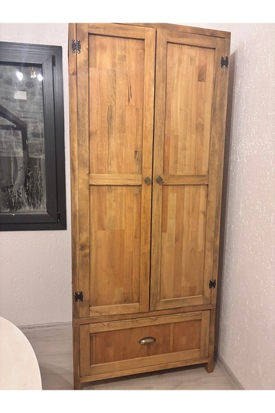 Özçelik Lambiri Ahşap dolap 2 kapaklı