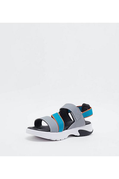 MOLEKINHO Junior Boys Sandals/Chappals Grey | Made In Brazil
