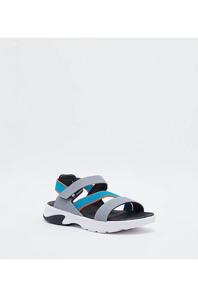 MOLEKINHO Junior Boys Sandals/Chappals Grey | Made In Brazil