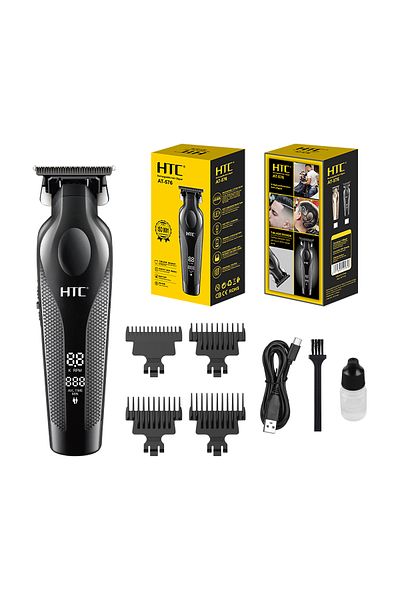 HTC AT-576 Cordless Hair Clipper with powerful motor and Zero Cutting blades