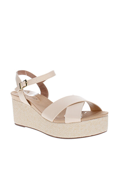 Beira Rio Ladies Wedge Sandals Cream | Made In Brazil