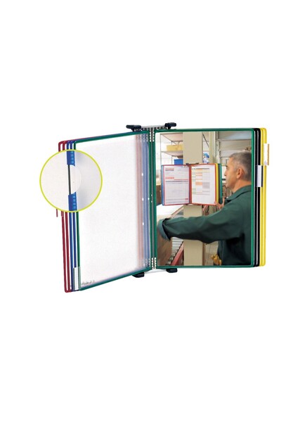Tarifold Suport metalic de perete A3, 10 coli asortate, Tarifold