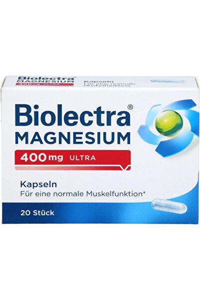 Not Applicable Biolectra Magnesium 400 mg Ultra 20 Capsules