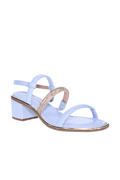 Beira Rio Ladies Mid Heel Sandals Jeans | Made In Brazil