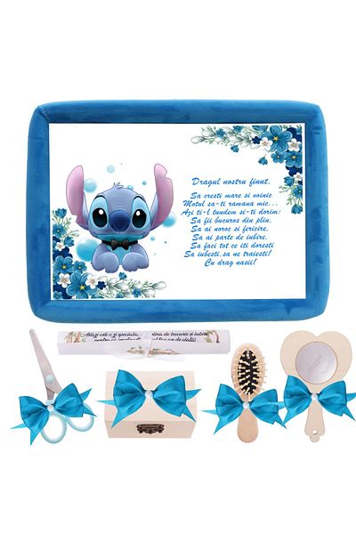Recostore Tava mot baiat, aniversare 1 an, model Stitch, REC5011/21