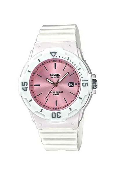 Casio Women's Water Resistant Analog Watch LRW-200H-4E3VDF White