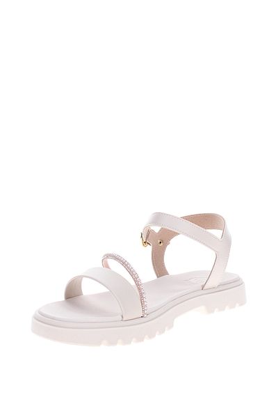 Molekinha Junior Girls Sandals With Back Strap White | Made In Brazil