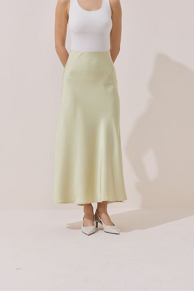NUR KALAY COLLECTION Satin Skirt